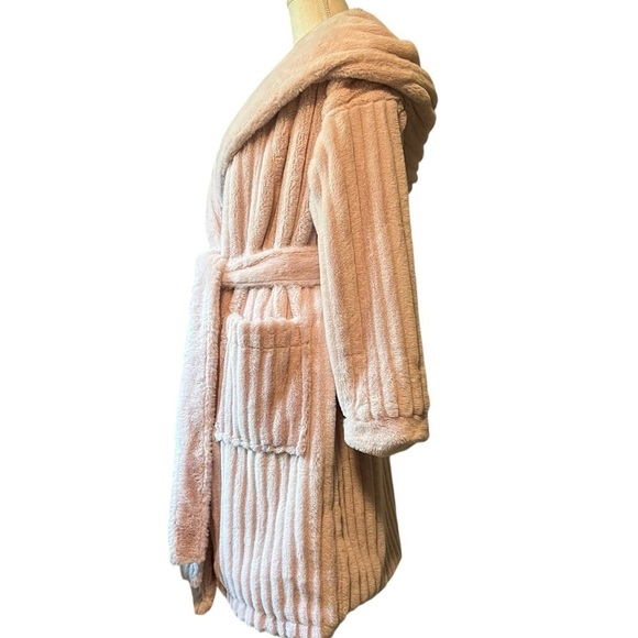 PRETTY YOU LONDON DREAMS WOMEN’S SOFT PINK LUXURIOUS ROBE SIZE S/M - Picture 2 of 12